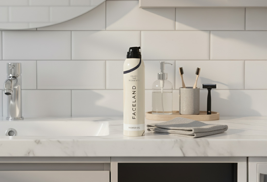 showergel met eigen logo