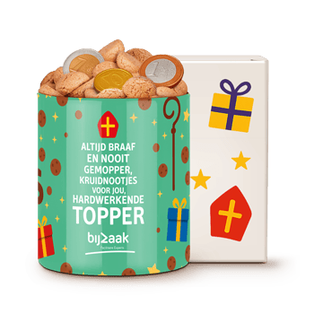 cadeauverpakking Sint snoeppot met eigen logo