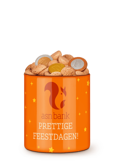 sinterklaas snoeppot met eigen logo